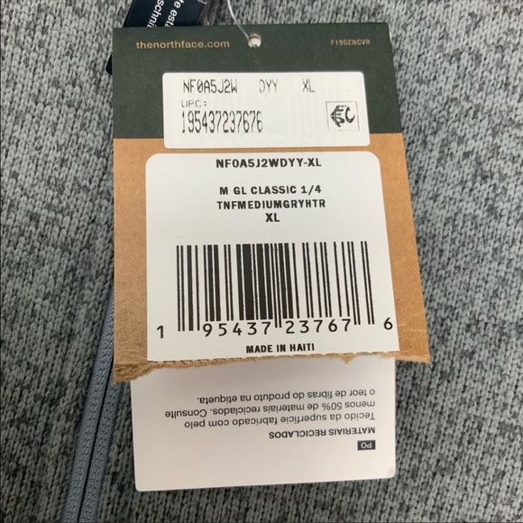 Mens north face gordon Lyons jacket new with tags quarter zip - Picture 6 of 7